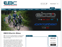 Tablet Screenshot of ebco-ebikes.co.uk